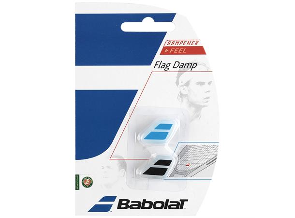 BABOLAT FLAG DAMP X2 SORT/BLÅ Vibrasjonsdemper